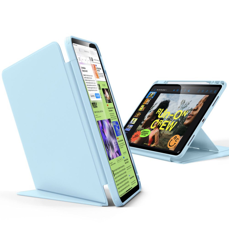 ESR atverčiamas hibridinis dėklas, skirtas „iPad Air 13“ 1/ 2 colio planšetiniam kompiuteriui – mėlynas