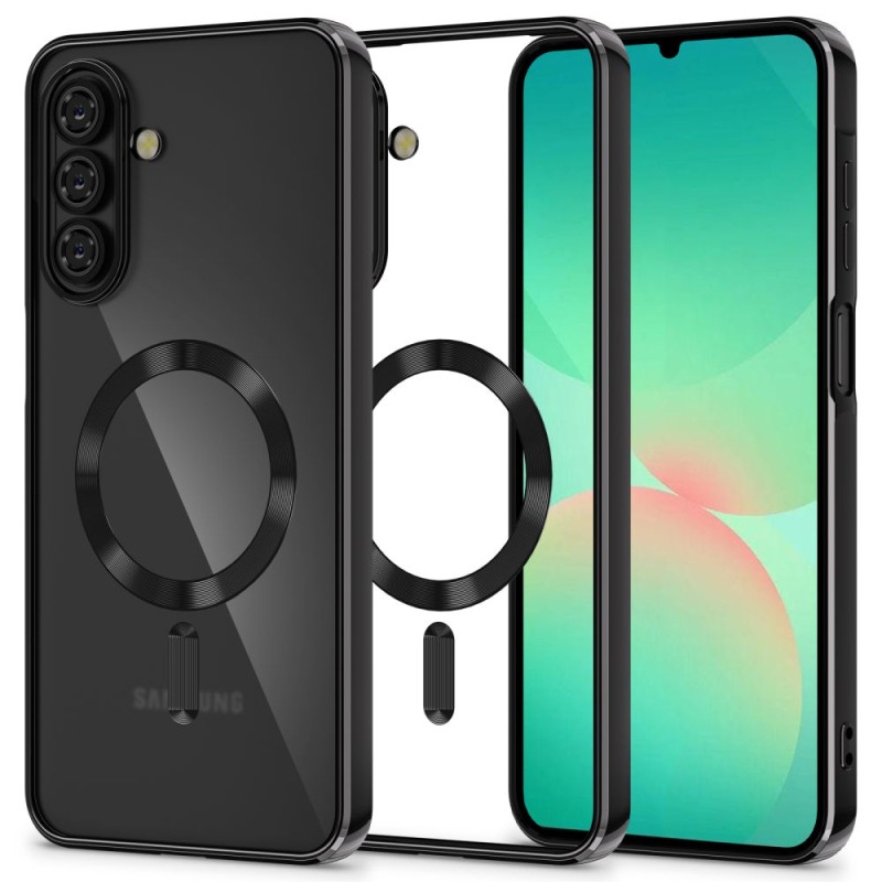 „Tech-Protect MagFlex MagSafe“ dėklas, skirtas „Samsung Galaxy A26 5G“ – skaidriai juodas