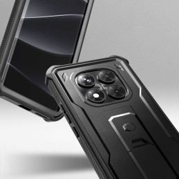 „Tech-Protect Kevlar Pro“ dėklas, skirtas „Xiaomi Redmi Note 14 Pro 5G“ / „Poco X7 5G“ – juodas