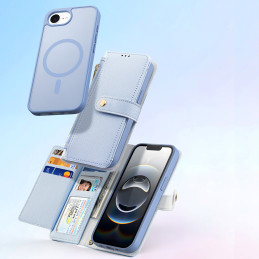 „Dux Ducis Lawa“ odinis dėklas „iPhone 16e“ telefonui su nuimamu magnetiniu dėklu – mėlynas