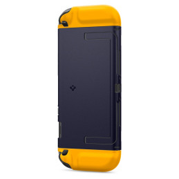„Spigen Nano Pop“ dėklas, skirtas „Nintendo Switch 2“ – tamsiai mėlynas ir geltonas