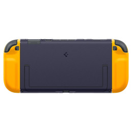 „Spigen Nano Pop“ dėklas, skirtas „Nintendo Switch 2“ – tamsiai mėlynas ir geltonas