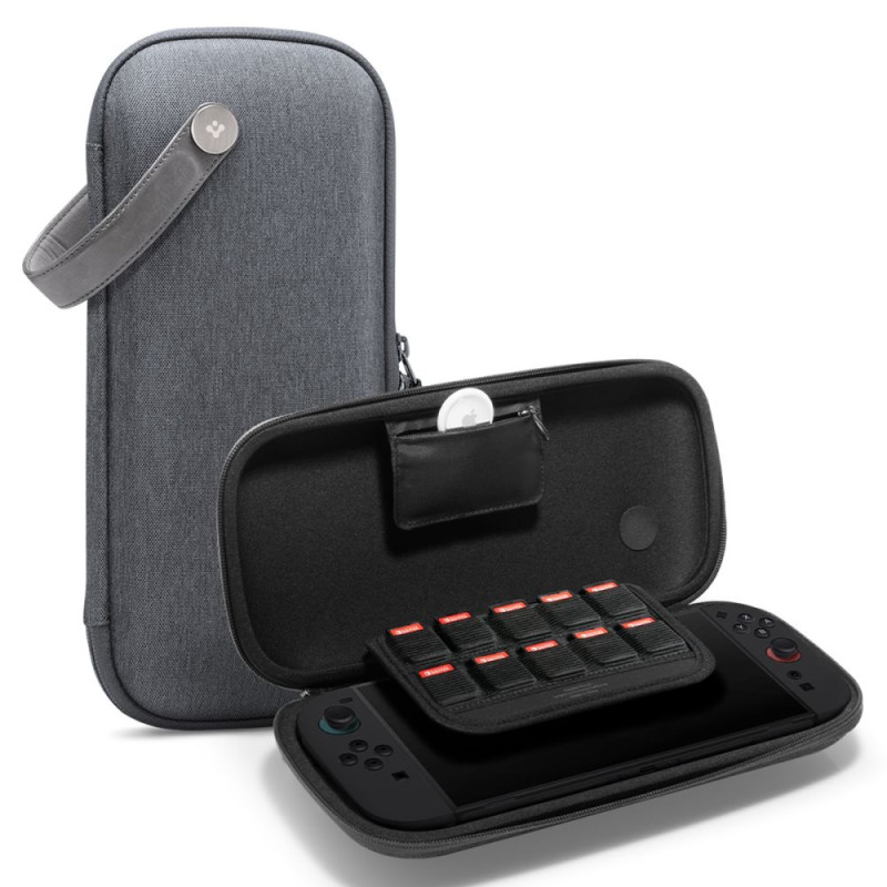 „Spigen Klasden“ dėklas, skirtas „Nintendo Switch 2“ – pilkas