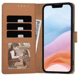 „Tech-Protect“ piniginės dėklas, skirtas „iPhone 16e“ – rudas