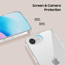 „Tech-Protect FlexAir Hybrid“ dėklas, skirtas „Nothing Phone 3A“ – skaidrus