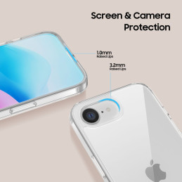 „Tech-Protect FlexAir Hybrid“ dėklas, skirtas „Nothing Phone 3A Pro“ – skaidrus