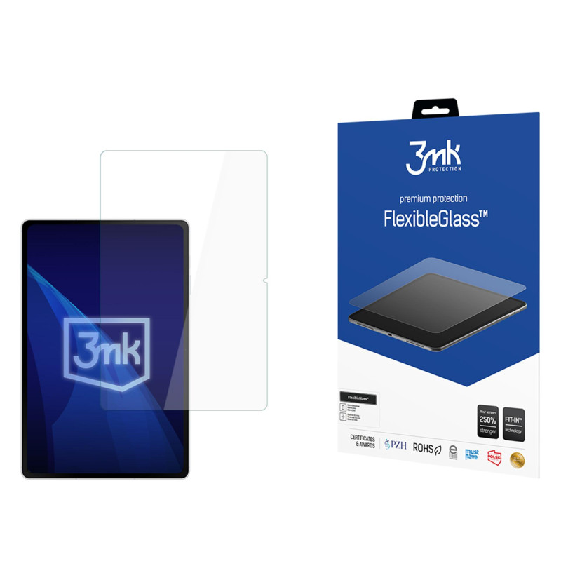 Hibridinis 3mk „FlexibleGlass“ stiklas, skirtas „Samsung Galaxy Tab S10 FE+“ – iki 15 colių