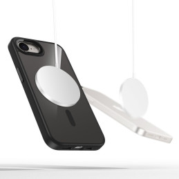 „Tech-Protect MagMat MagSafe“ dėklas, skirtas „Nothing Phone 3A“ – skaidrus-juodas