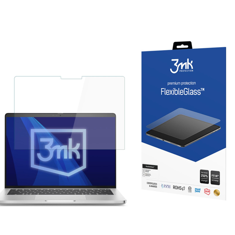 3mk „FlexibleGlass“ hibridinis stiklas, skirtas „Dell Pro 14 Plus“ (2in1) – iki 15 colių