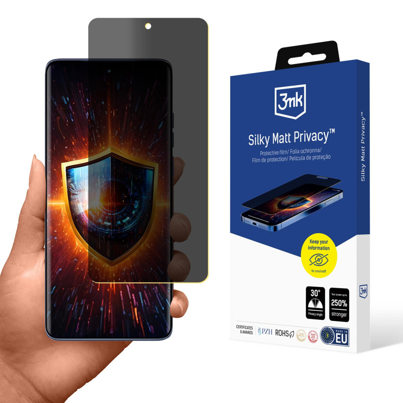 Privatumo ekrano apsauga 3mk Silky Matt Privacy, skirta Motorola Edge 60 Fusion