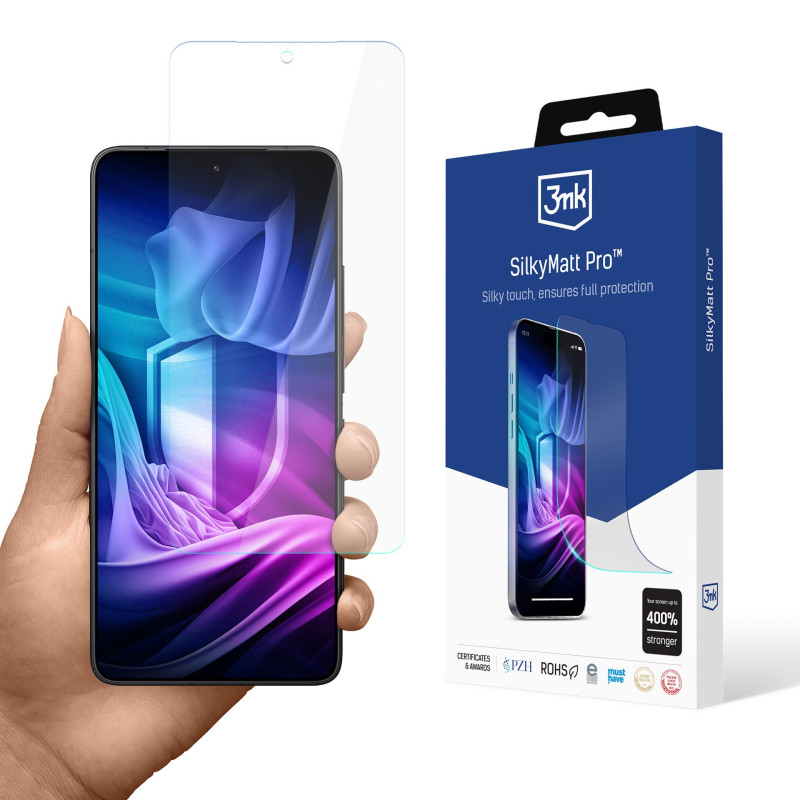 3mk Silky Matt Pro matinė plėvelė, skirta Xiaomi Poco F7 Pro / Xiaomi Poco F7 Ultra