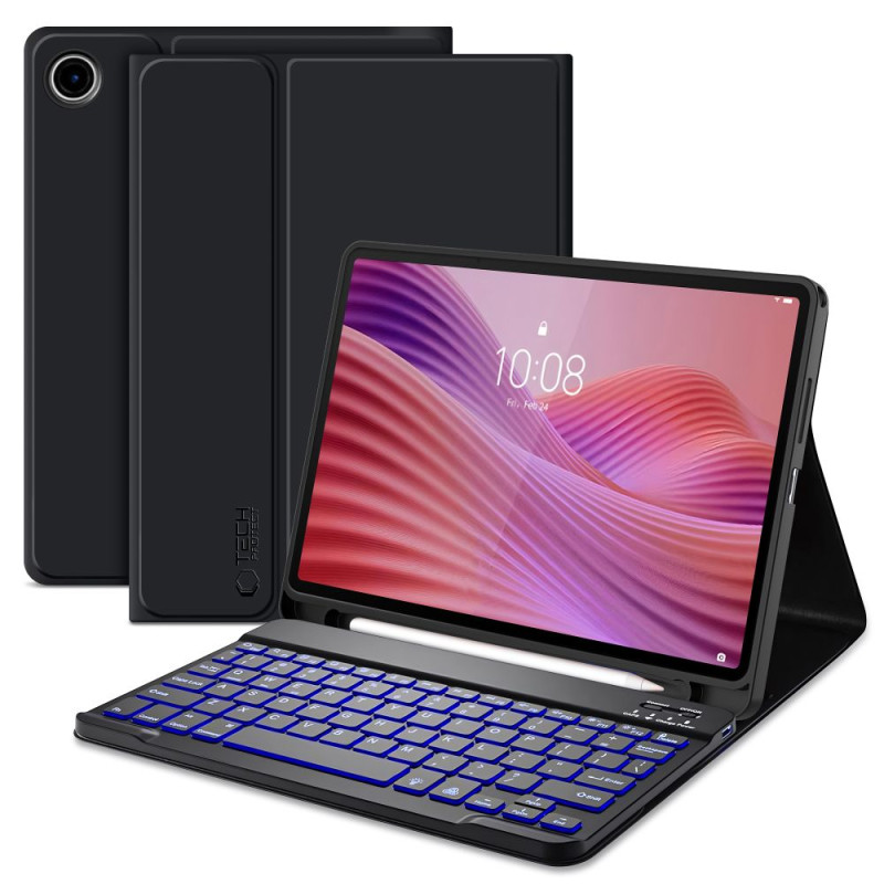 „Tech-Protect SC Pen + Keyboard“ dėklas, skirtas „Lenovo Tab 10.1 TB-311“ – juodas