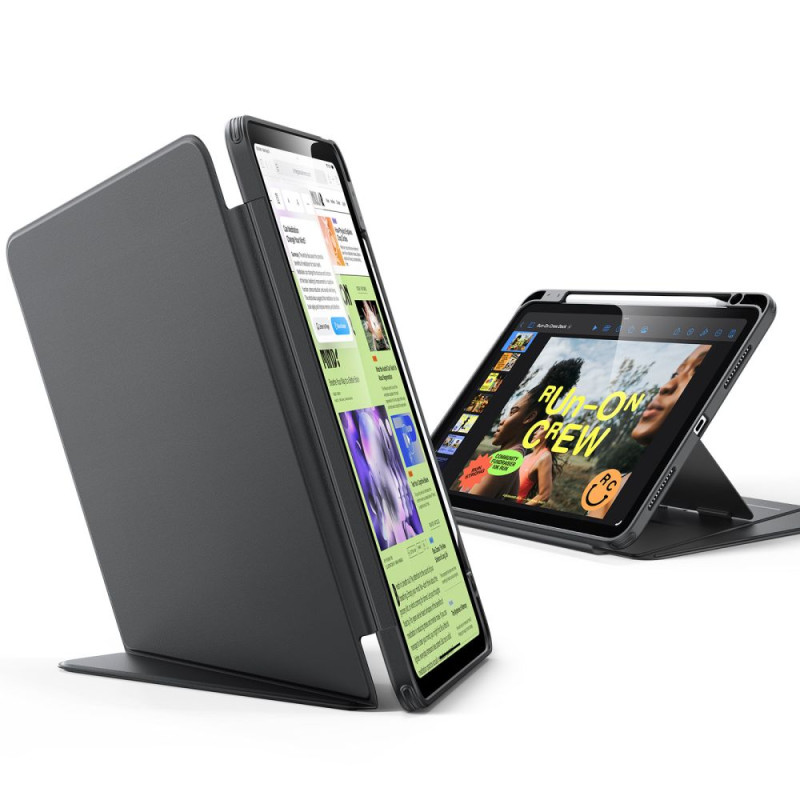 ESR atverčiamas hibridinis dėklas, skirtas iPad 10.9" 2020-2022 (4 / 5 kartos) / 11" 2024-2025 (6 / 7 kartos) – juodas