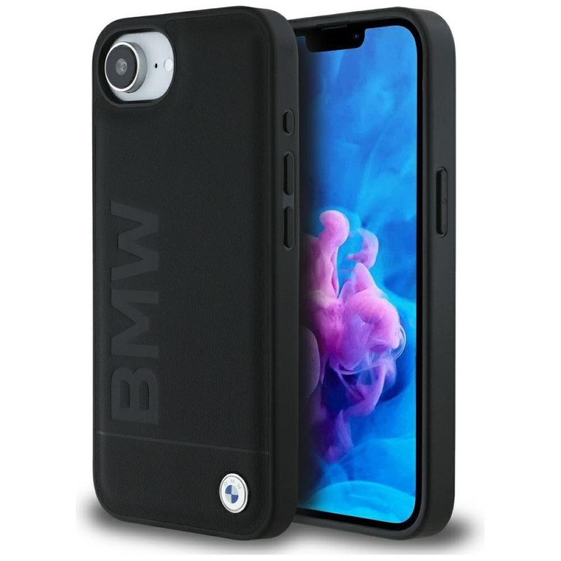 BMW odinis „Hot Stamp“ iPhone 16e dėklas – juodas