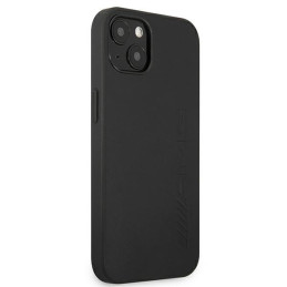 AMG Leather Hot Stamped dėklas iPhone 13 mini - juodas