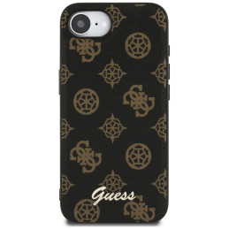 „Guess Peony Script Logo MagSafe iPhone 16e“ dėklas, juodas