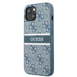 Guess 4G Stripe dėklas iPhone 13 mini - mėlynas