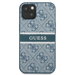 Guess 4G Stripe dėklas iPhone 13 mini - mėlynas