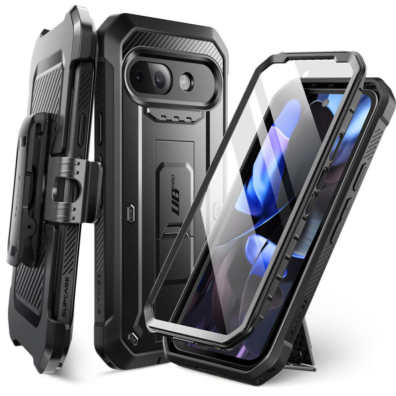 „Supcase Unicorn Beetle Pro“ dėklas, skirtas „Google Pixel 9A“ – juodas
