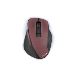 Hama MW-500 V2 belaidė pelė su baterija - bordo spalvos
