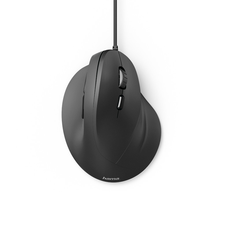 Hama EMC-500 laidinė pelė, ergonomiška, vertikali, juoda