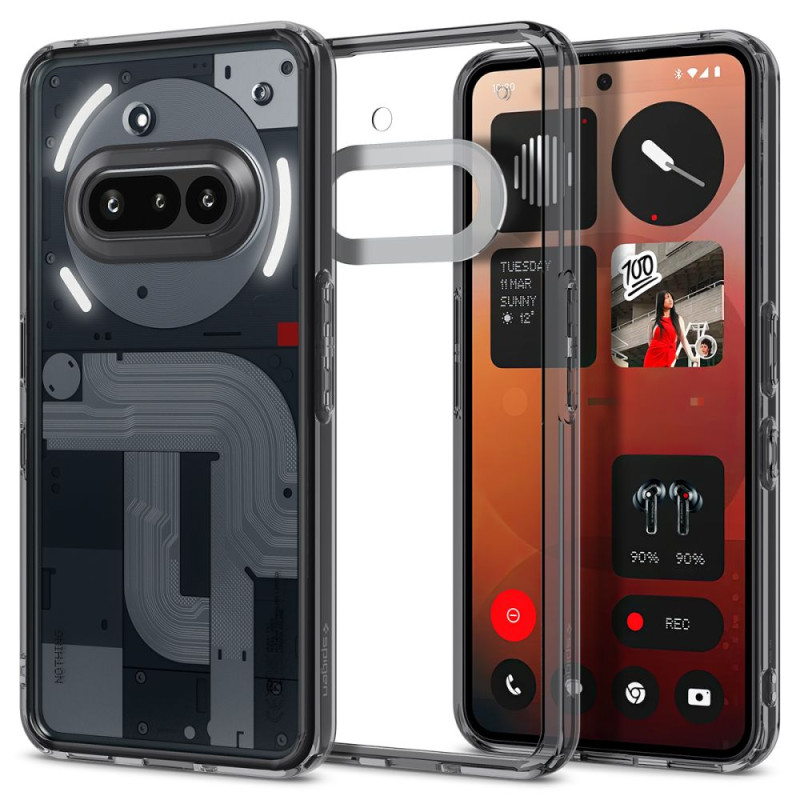 „Spigen Ultra Hybrid“ dėklas, skirtas „Nothing Phone 3A“ – skaidrus