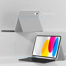 „Tech-Protect SC Pen + Keyboard“ dėklas, skirtas „iPad 10.9" 2022“ (10-osios kartos) / „11" 2025“ (11-osios kartos) – pi...