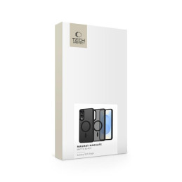 „Tech-Protect MagMat MagSafe“ dėklas, skirtas „Samsung Galaxy S25 Edge“ – matinės juodos spalvos