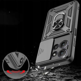 „Tech-Protect CamShield Pro“ dėklas, skirtas „Motorola Moto G15“ – juodas