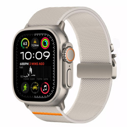 „Tech-Protect“ nailono užsegimas „Apple Watch 44 / 45 / 46 / 49 mm“ – pilkas