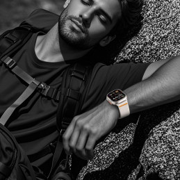 „Tech-Protect“ nailono užsegimas „Apple Watch 44 / 45 / 46 / 49 mm“ – pilkas