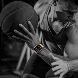 „Tech-Protect“ nailono užsegimas „Apple Watch 44 / 45 / 46 / 49 mm“ – pilkas