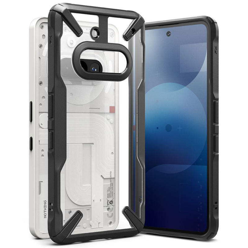 „Ringke Fusion X“ dėklas, skirtas „Nothing Phone 3A“ – juodas