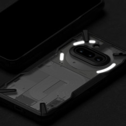 „Ringke Fusion X“ dėklas, skirtas „Nothing Phone 3A“ – juodas