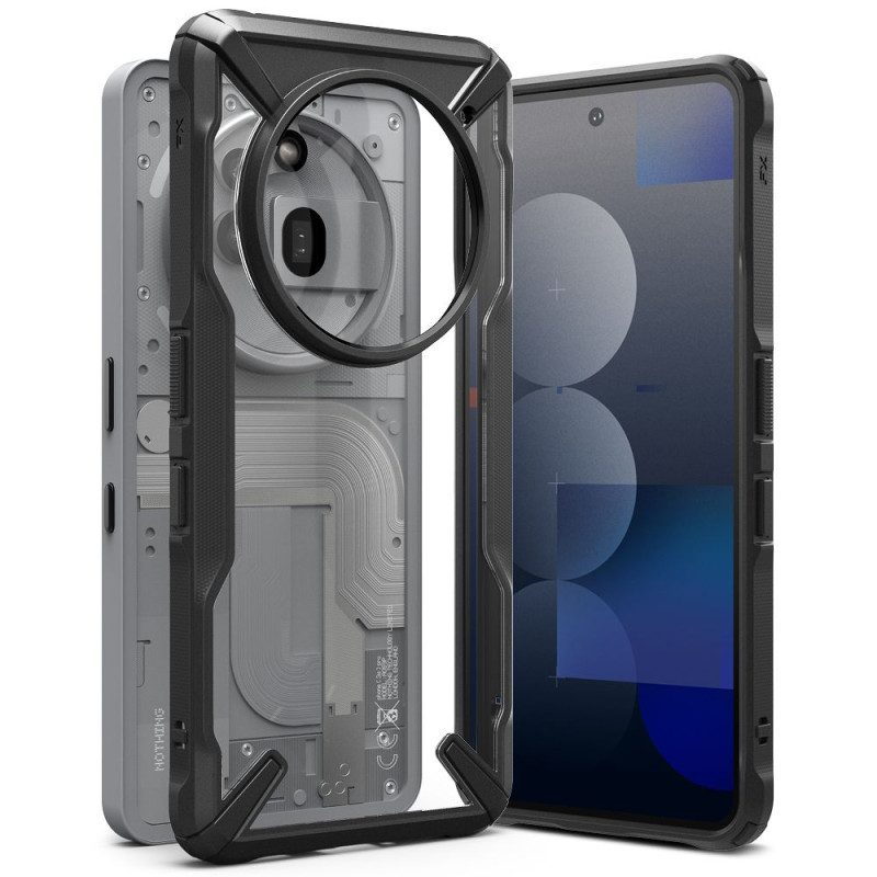 „Ringke Fusion X“ dėklas, skirtas „Nothing Phone 3A Pro“ – juodas