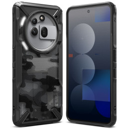 „Ringke Fusion X“ dėklas, skirtas „Nothing Phone 3A Pro“ – skaidriai pilkas