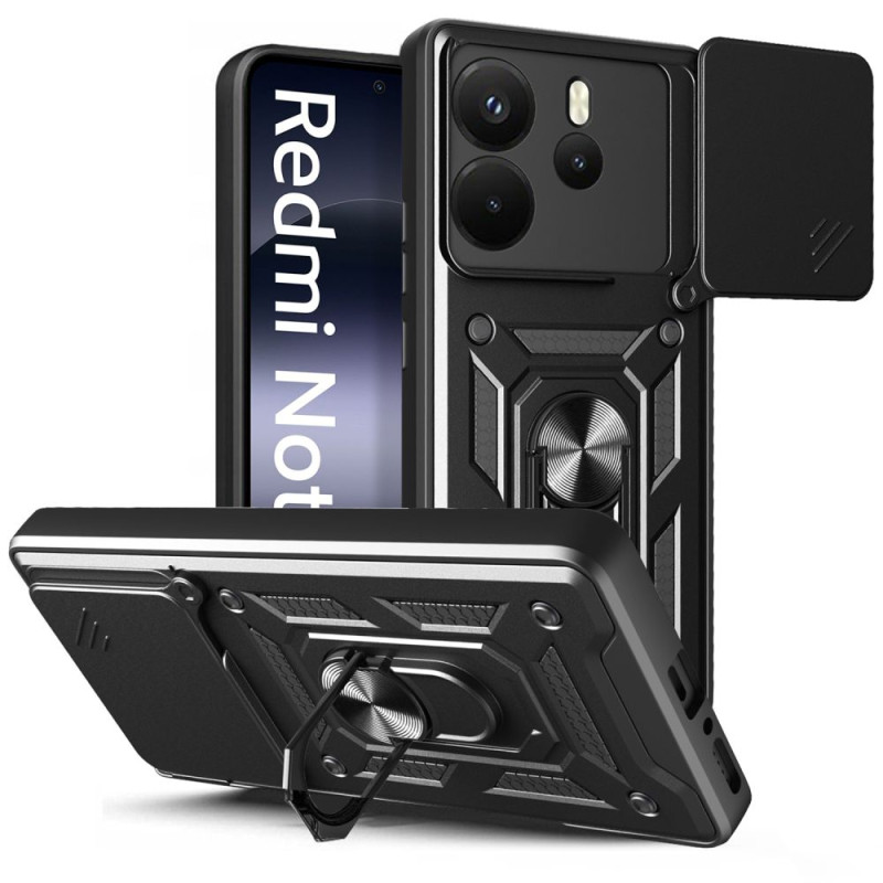 „Tech-Protect CamShield Pro“ dėklas, skirtas „Xiaomi Redmi Note 14 4G / LTE“ – matinės juodos spalvos