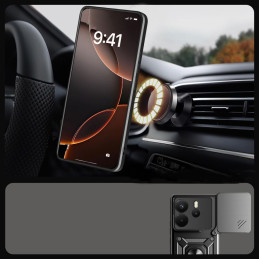 „Tech-Protect CamShield Pro“ dėklas, skirtas „Xiaomi Redmi Note 14 4G / LTE“ – matinės juodos spalvos