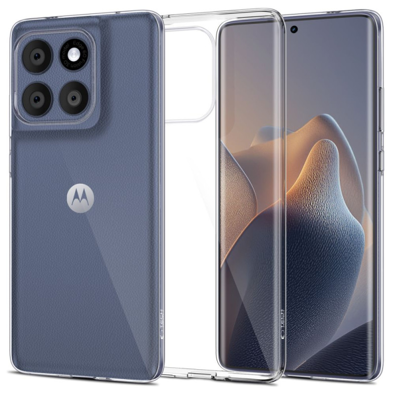 „Tech-Protect FlexAir“ dėklas, skirtas „Motorola Edge 60 Fusion“ – skaidrus