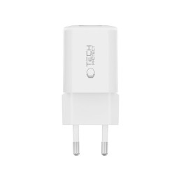 „Tech-Protect NCM33W“ 2 prievadų PD33W/ QC3.0 sieninis įkroviklis – baltas