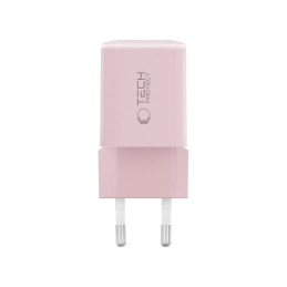„Tech-Protect NCM33W“ 2 prievadų PD33W/ QC3.0 sieninis įkroviklis – rožinis