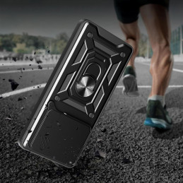 „Tech-Protect“ „CamShield Pro“ dėklas, skirtas „Xiaomi Poco M7 Pro 5G“ – juodas