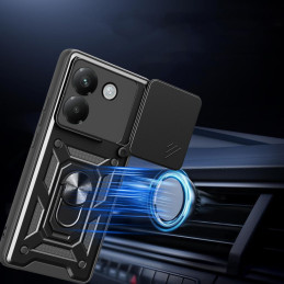 „Tech-Protect“ „CamShield Pro“ dėklas, skirtas „Xiaomi Poco M7 Pro 5G“ – juodas