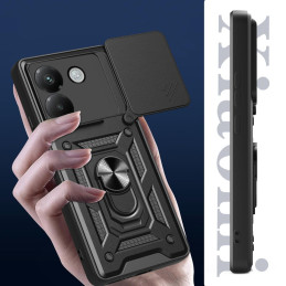 „Tech-Protect“ „CamShield Pro“ dėklas, skirtas „Xiaomi Poco M7 Pro 5G“ – juodas