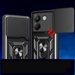 „Tech-Protect“ „CamShield Pro“ dėklas, skirtas „Xiaomi Poco M7 Pro 5G“ – juodas
