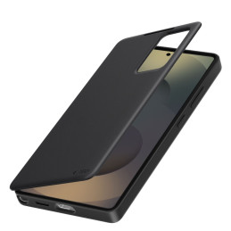 „Tech-Protect“ išmanusis piniginės dėklas, skirtas „Samsung Galaxy S25 Edge“ – matinės juodos spalvos