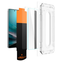 „Spigen Glas.TR Ez Fit Pro“ grūdintas stiklas, skirtas „Samsung Galaxy S25 Edge“.