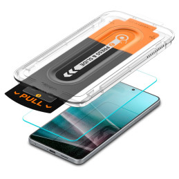 „Spigen Glas.TR Ez Fit Pro“ grūdintas stiklas, skirtas „Samsung Galaxy S25 Edge“.