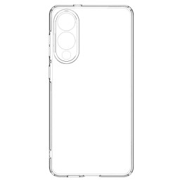 „Spigen“ skystųjų kristalų dėklas, skirtas „Samsung Galaxy S25 Edge“ – skaidrus