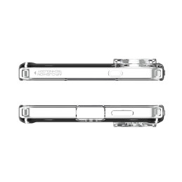 „Spigen Ultra Hybrid Mag“ dėklas su „MagSafe“ technologija, skirtas „Samsung Galaxy S25 Edge“ su paveikslėliu – baltas